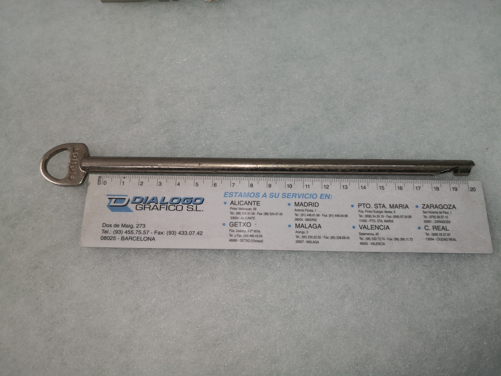 ALARGADOR LLAVE DESMONTABLE PUNTA 140/220