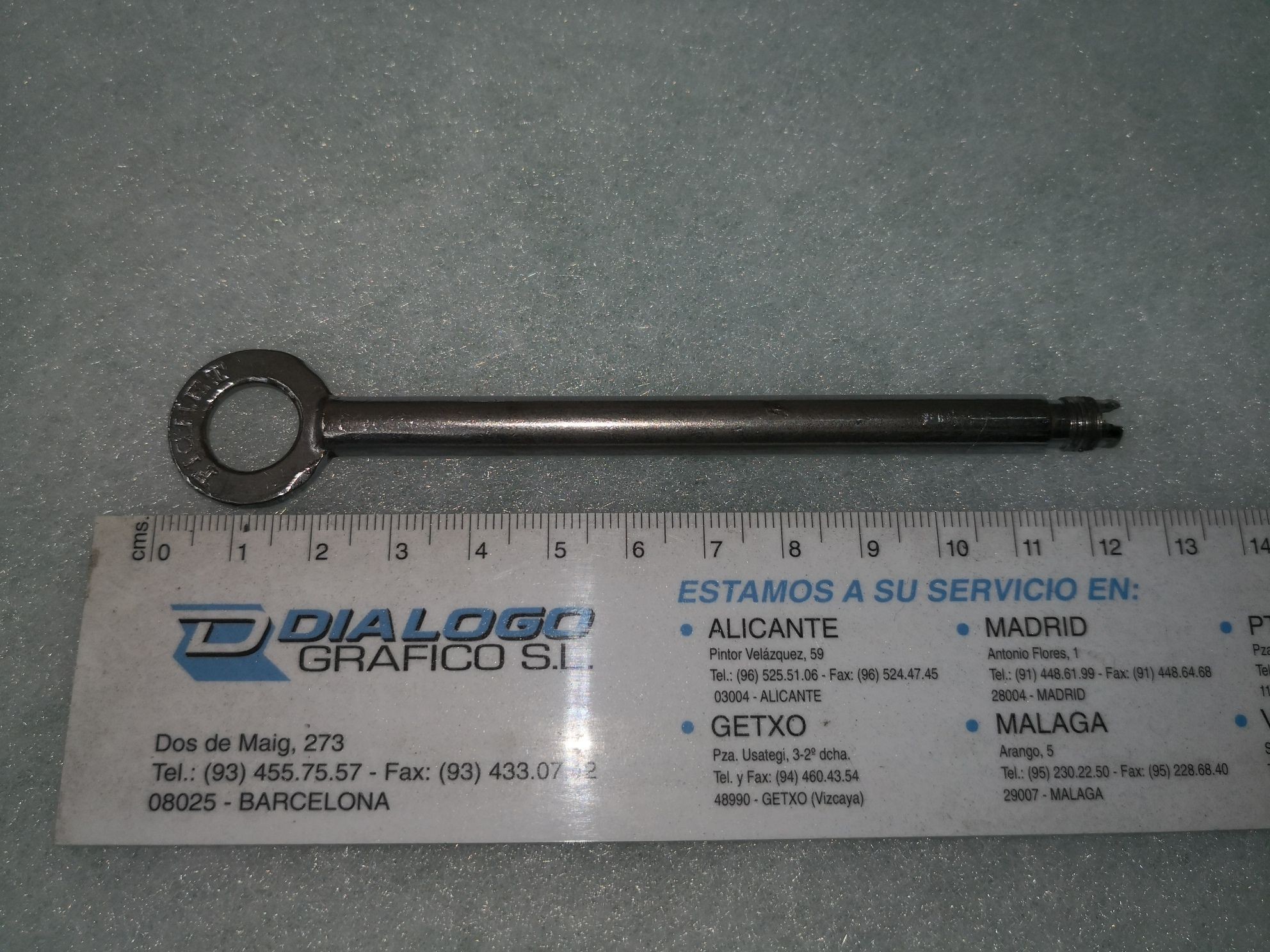 ALARGADOR LLAVE DESMONTABLE PUNTA 150/220