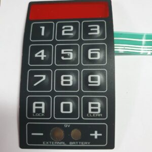 MEMBRANA TECLADO ARFE DERECHAS  CON DISPLAY