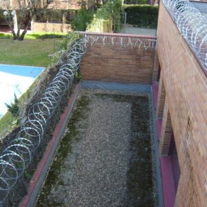 ROLLO CONCERTINA ACERO INOXIDABLE CUCHILLAS DE 30MM ESPIRAL ALAMBRE DE CUCHILLAS