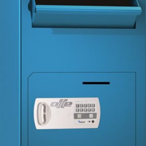 CAJA FUERTE OLLE DEP800EL ELECTRÓNICA CON TOLVA DE DEPOSITO Y RANURA DE INGRESO DE SOBRES