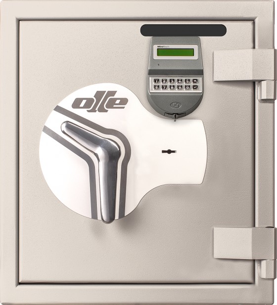 CAJA FUERTE OLLE AP2BRP (LLAVE + ELECTRÓNICO CON RETARDO Y BLOQUEO) SERIE IV ATM GRADO 4 ATM UNE EN 1143-1