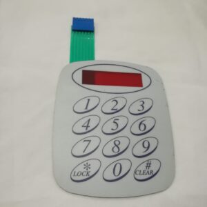 MEMBRANA TECLADO  AZBE / RECAMBIO PARA CAJA FUERTE ARFE