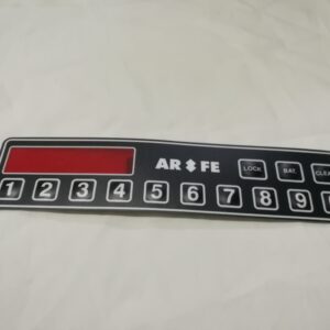 MEMBRANA TECLADO SERIE 2750 / RECAMBIO PARA CAJA FUERTE ARFE