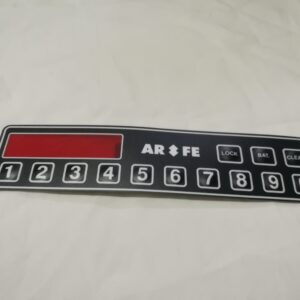 MEMBRANA TECLADO SERIE 2750 / RECAMBIO PARA CAJA FUERTE ARFE