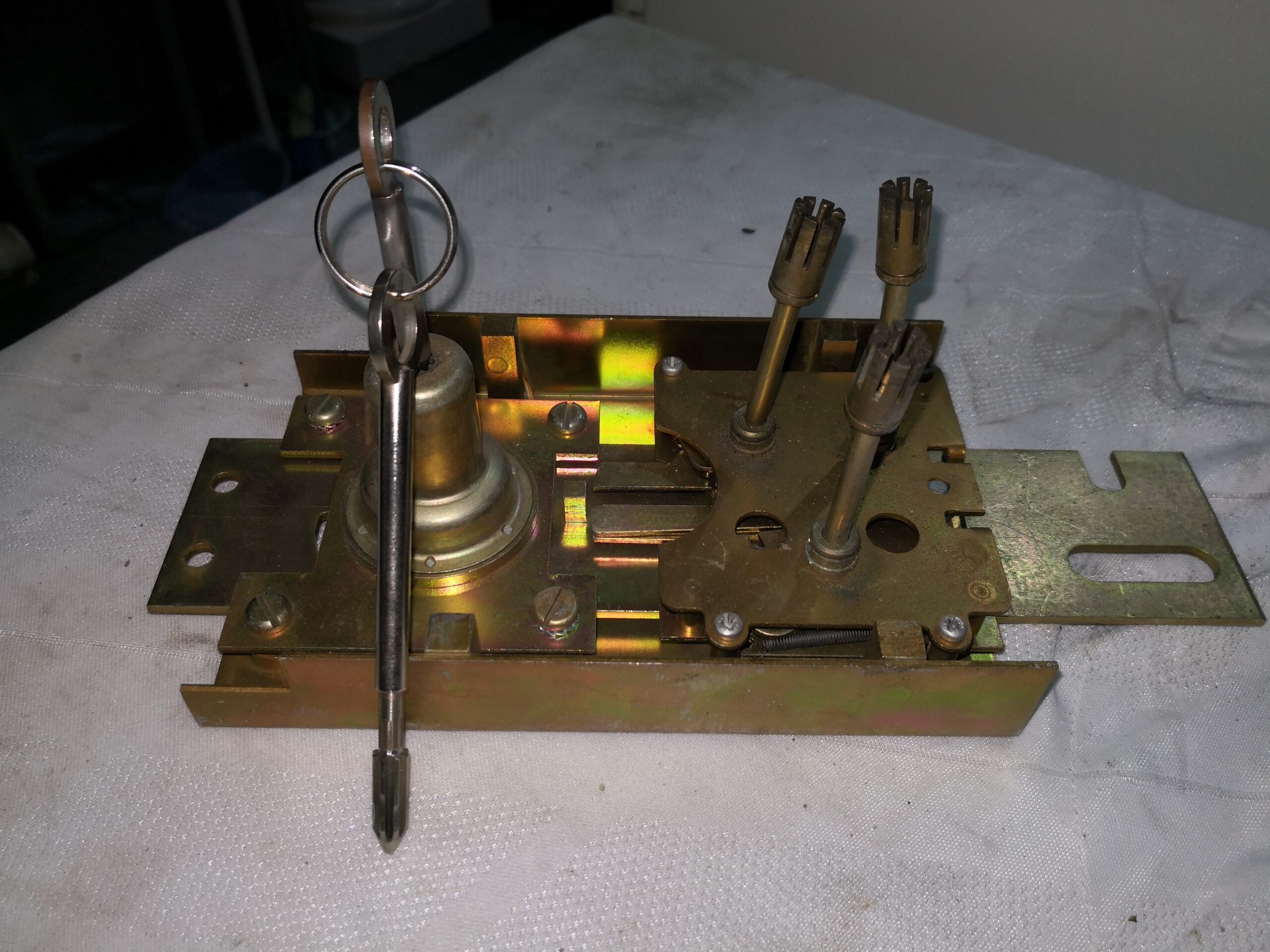 CERRADURA CON COMBINACION CAJA FUERTE FICHET FR 3 TUBOS 3 CERRADURA CON COMBINACION CAJA FUERTE FICHET FR 3 TUBOS