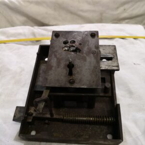 CERRADURA CAJA  FUERTE ANTIGUA  SOBREPONER 2