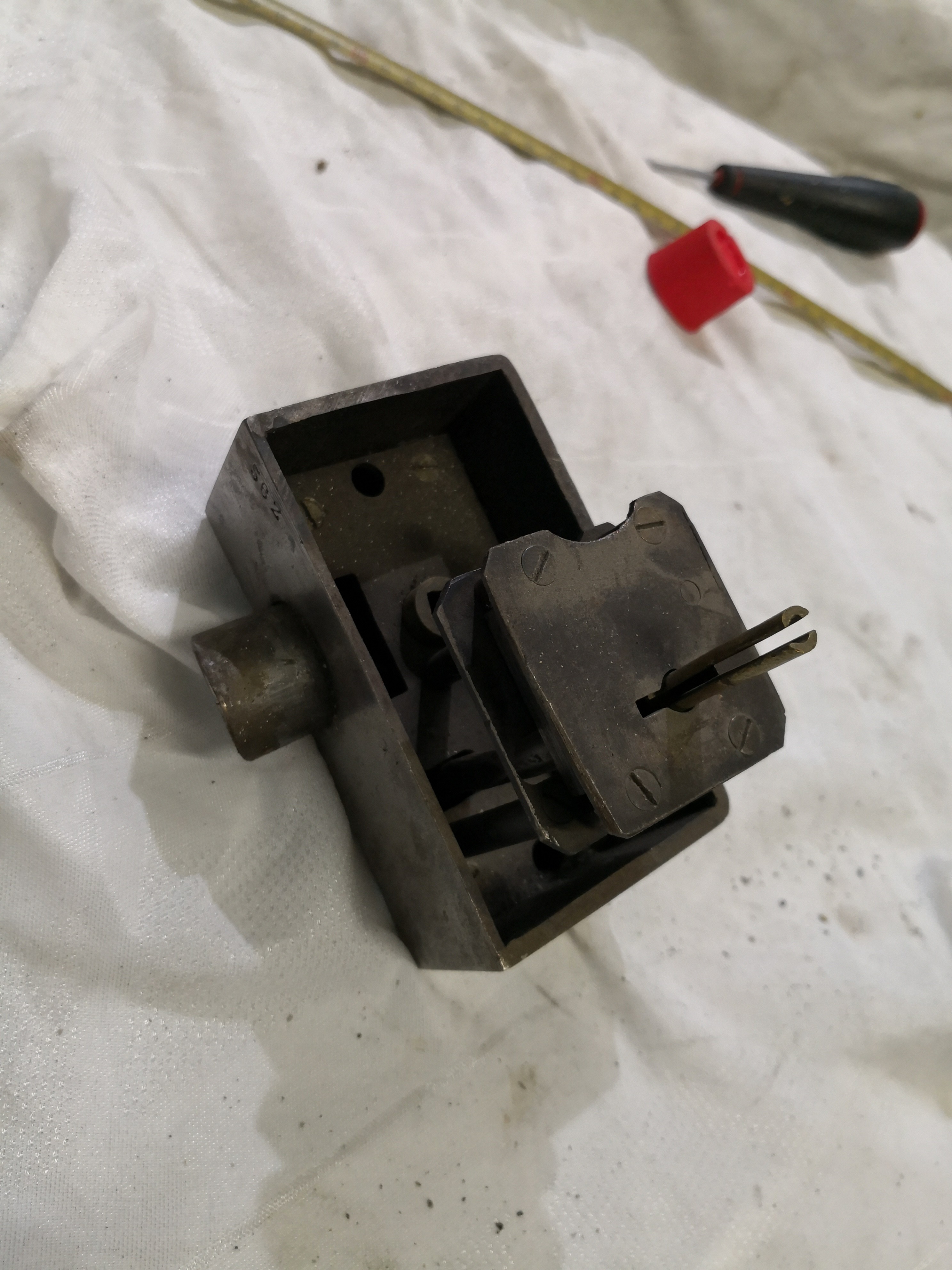 CERRADURA CAJA FUERTE SOLER ANTIGUA