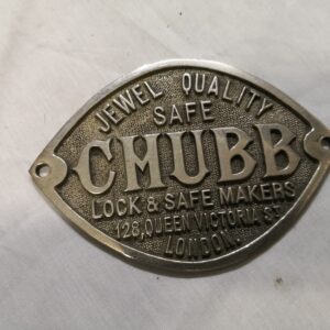 PLACA CAJA FUERTE CHUB