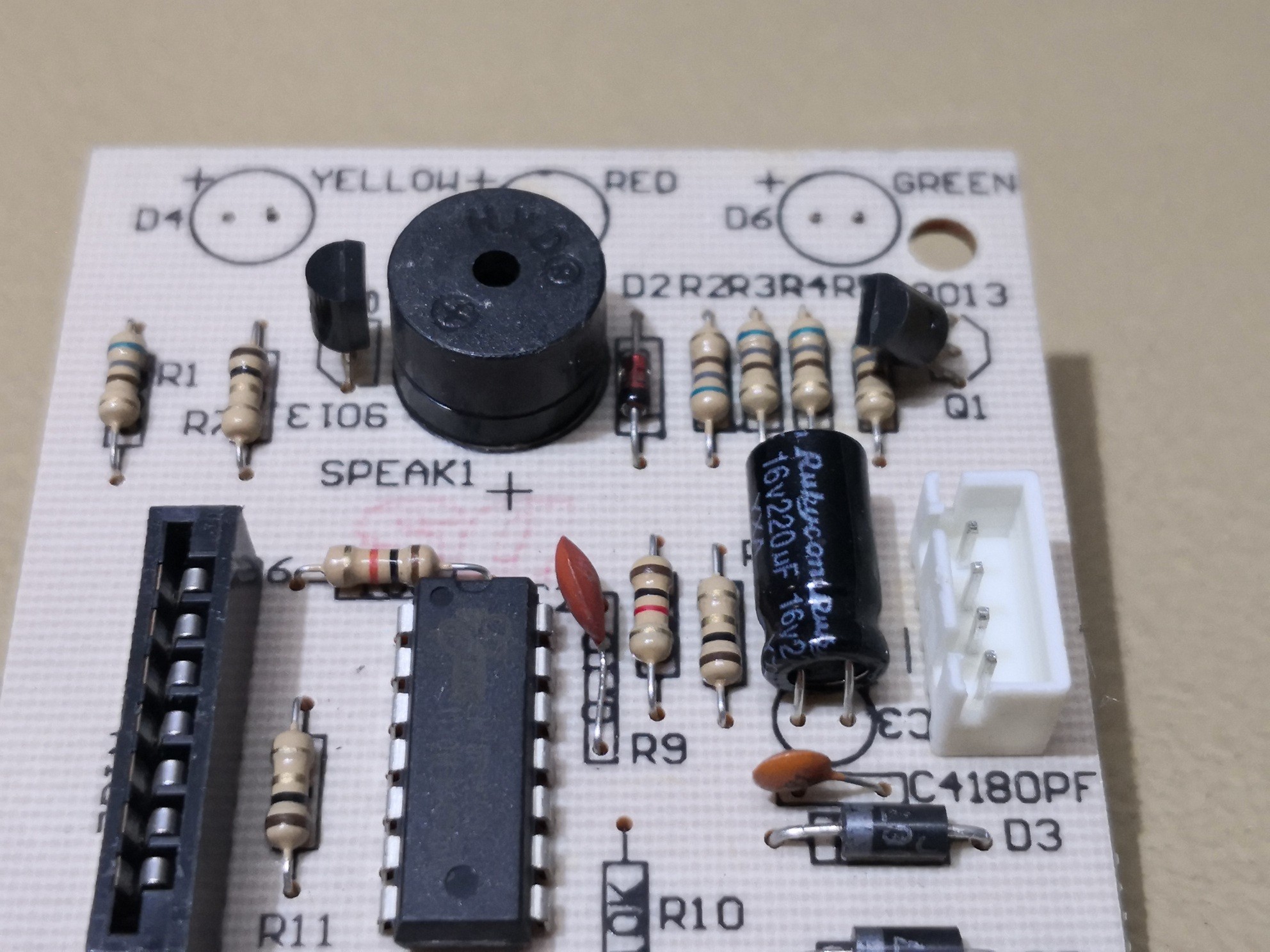 CIRCUITO ANTIGUO ELECTRONICO CAJA ARFE BTV 1