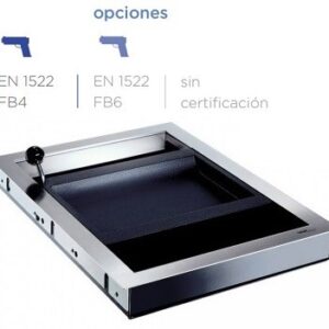 PASAMONEDAS ANTIBALA A30 CERTIFICADO CLASE FB4 FB6 EN-1522