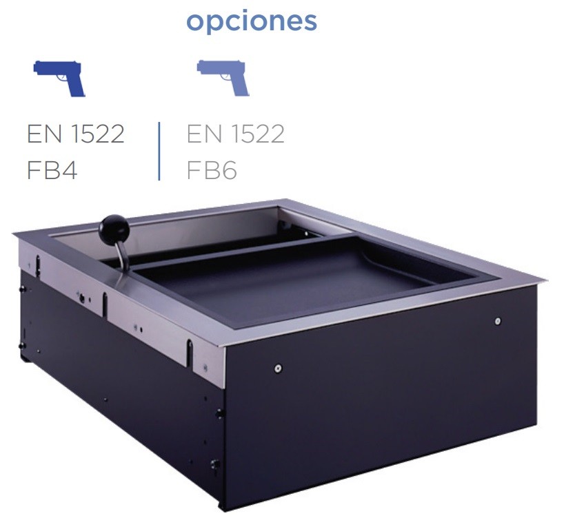 PASAPAQUETES ANTIBALA A40 CERTIFICADO CLASE FB4 FB6 EN-1522