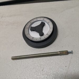 DIAL DE SOBREPONER CON EJE ROSCADO DE 130 MM